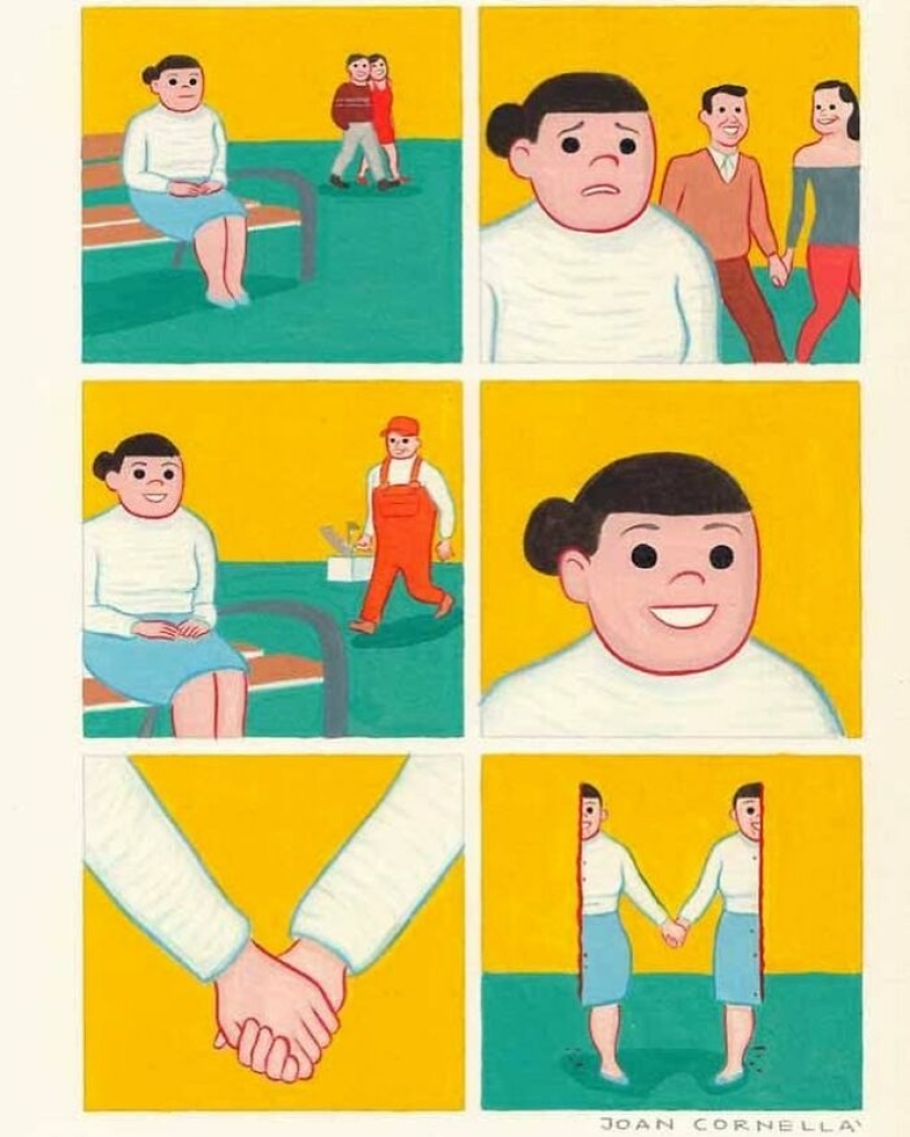 Joan Cornella and his Dark Comics