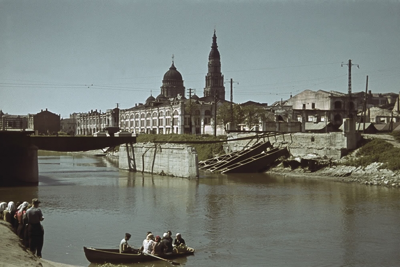 Kharkiv during the German occupation in color Kharkiv during the German occupation in color