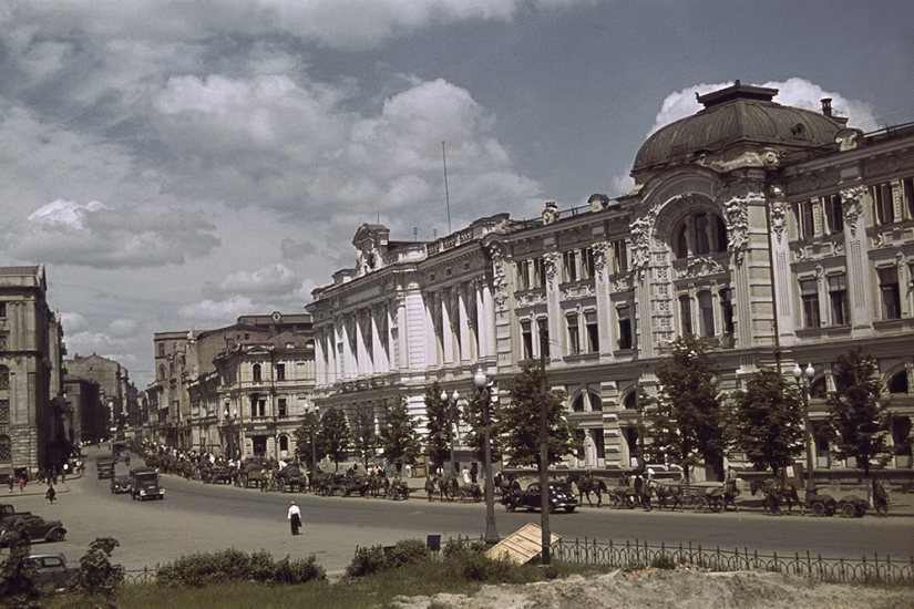 Kharkiv during the German occupation in color Kharkiv during the German occupation in color
