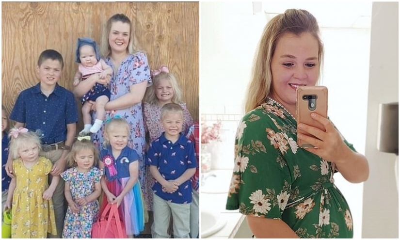 La esposa de 36 años del pastor ha dado a luz 11 veces, quedando embarazada cada año de matrimonio, y quiere más hijos La esposa de 36 años del pastor ha dado a luz 11 veces, quedando embarazada cada año de matrimonio, y quiere más hijos