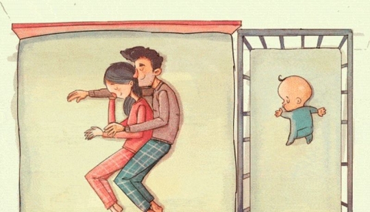 La falta de sueño, el caos, y el llanto: el artista mostró el contraste entre la expectativa y la realidad de la crianza de los hijos La falta de sueño, el caos, y el llanto: el artista mostró el contraste entre la expectativa y la realidad de la crianza de los hijos