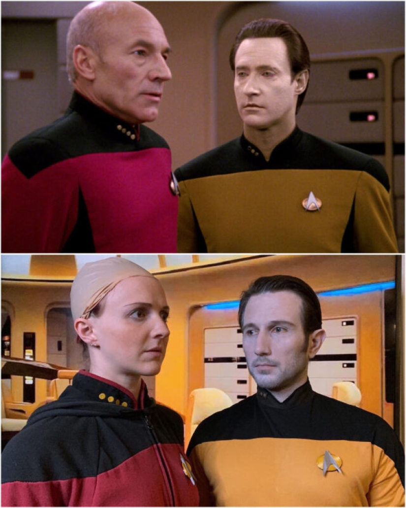 La familia creativa recreó los famosos carteles de películas para no aburrirse en cuarentena