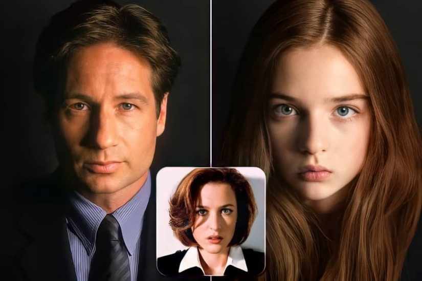 La hija de Ross y Rachel de "Friends" y 10 hijos más de las legendarias estrellas de cine, que fueron dibujados por AI