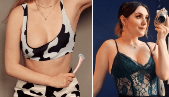 La inglesa, debido a una enfermedad rara, creció solo un pecho, pero esto no la hizo infeliz