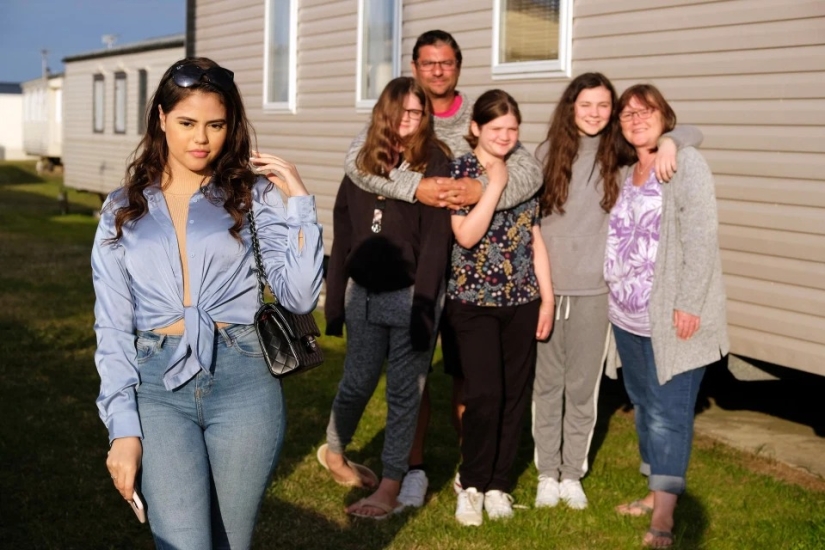 La joven majorette en el reality show Rich Kids, Skint Holiday se sorprendió por las condiciones miserables en las que tiene que vivir