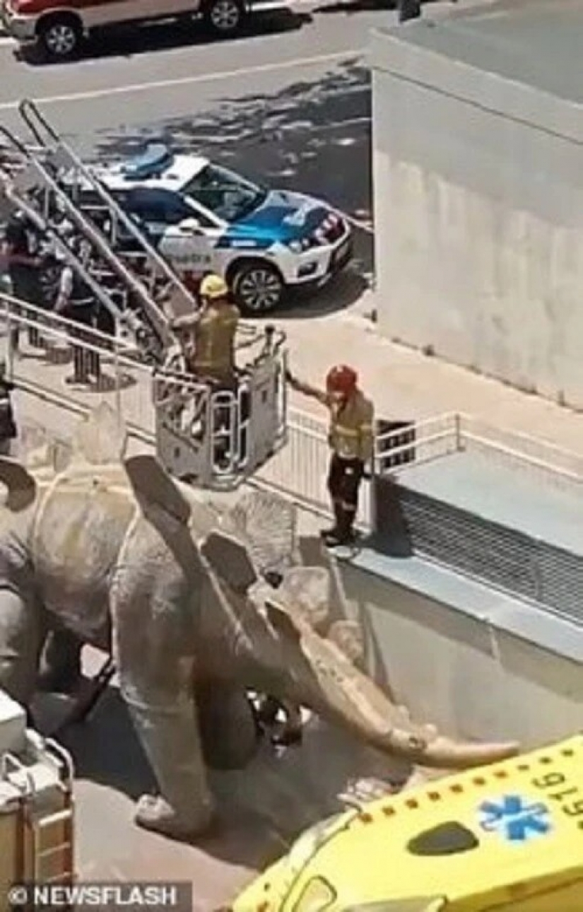 La muerte más ridícula: Alcancé mi teléfono, me quedé atrapado en un dinosaurio