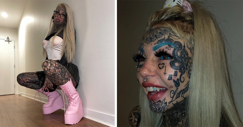 La mujer australiana se cubrió completamente con un tatuaje para deshacerse de la incertidumbre La mujer australiana se cubrió completamente con un tatuaje para deshacerse de la incertidumbre