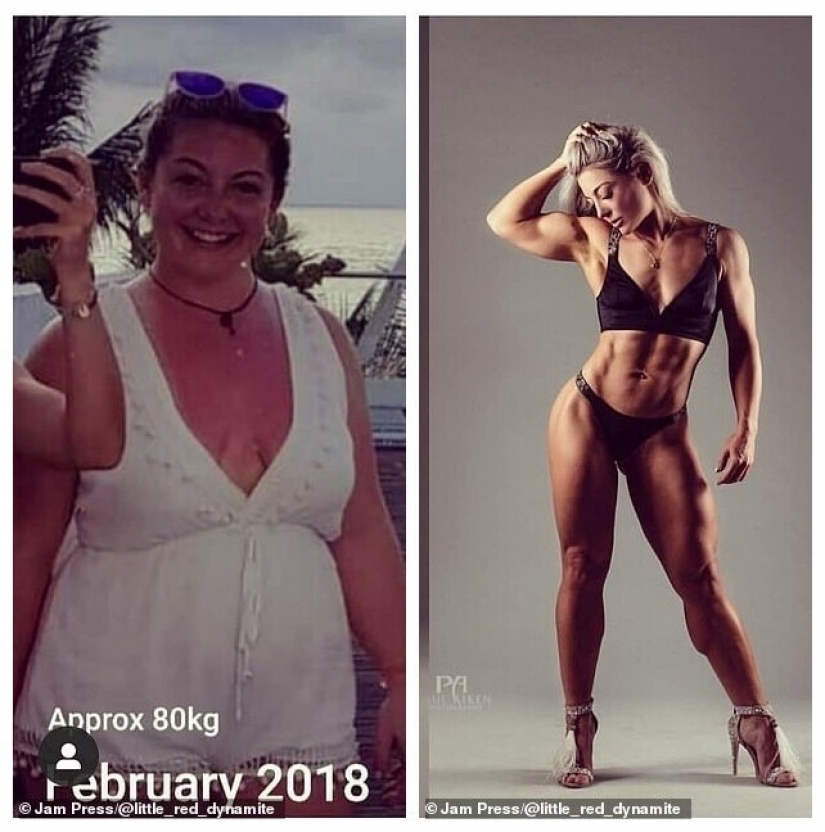 La mujer se dedicaba en el Boxeo Tailandés para bajar de peso, y se convirtió en un atleta profesional