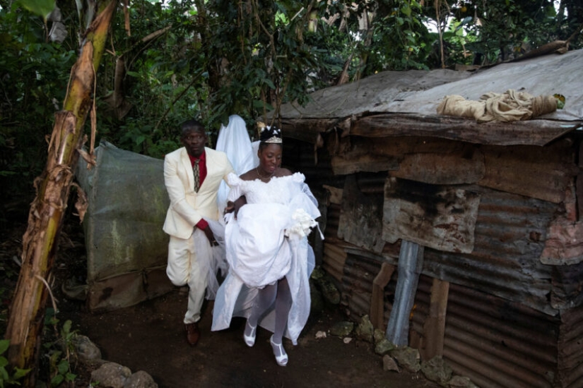 La ostentación y la pobreza de las bodas haitianas