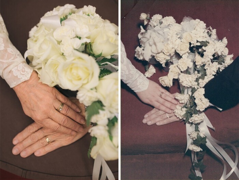 La pareja ganó el Internet con una sesión de fotos de los 50 años de aniversario de boda