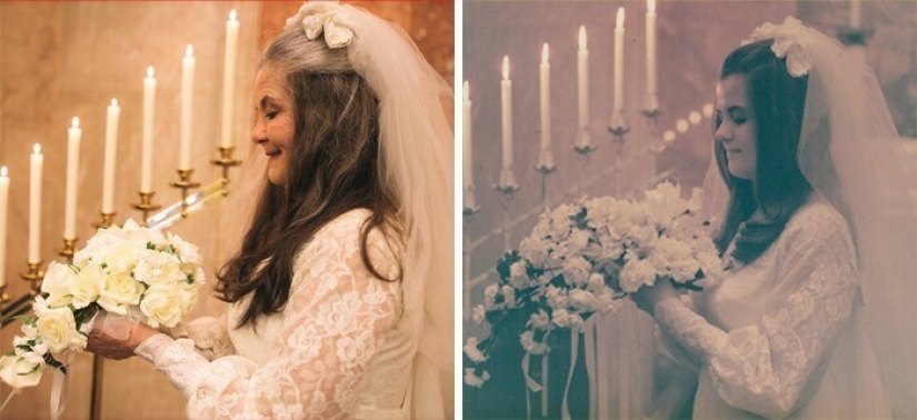 La pareja ganó el Internet con una sesión de fotos de los 50 años de aniversario de boda