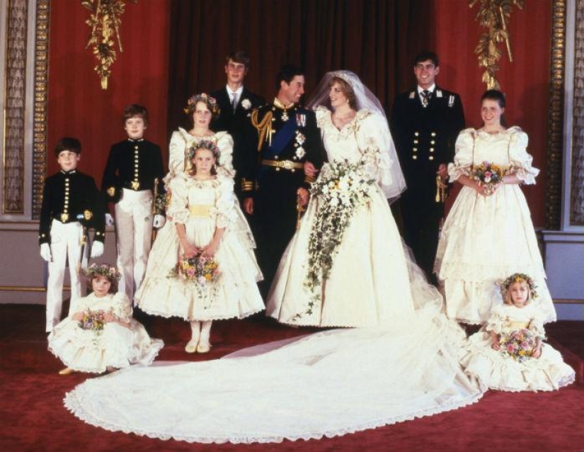La princesa Diana entró en la familia Real de la amenaza de la tradición de la boda