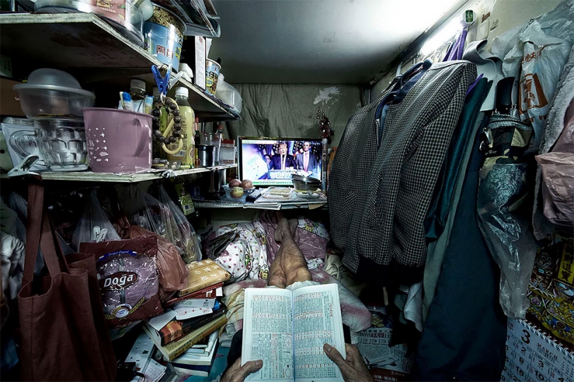 La vida en un cuadro: en el interior de Hong Kong pequeños apartamentos