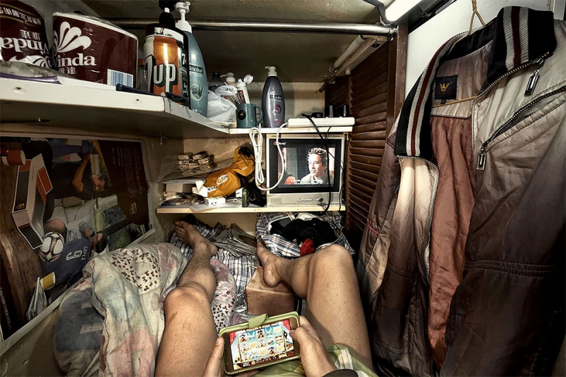 La vida en un cuadro: en el interior de Hong Kong pequeños apartamentos