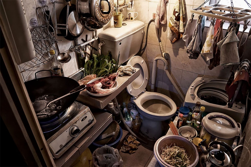 La vida en un cuadro: en el interior de Hong Kong pequeños apartamentos