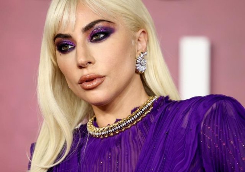 Lady Gaga and other actors at the premiere of "Gucci House"