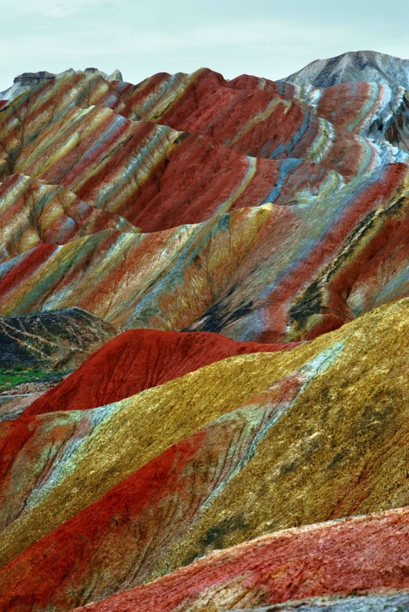 Landscape Danxia — colored mountains of China