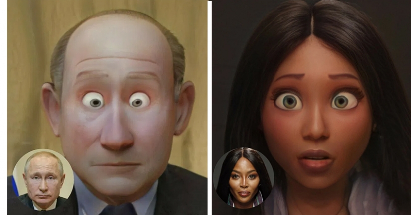 Las celebridades se convirtieron en personajes de dibujos animados con la ayuda de servicio en línea ToonMee