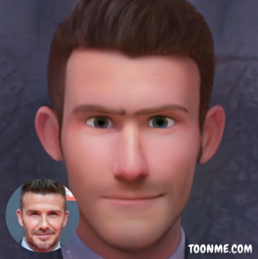 Las celebridades se convirtieron en personajes de dibujos animados con la ayuda de servicio en línea ToonMee