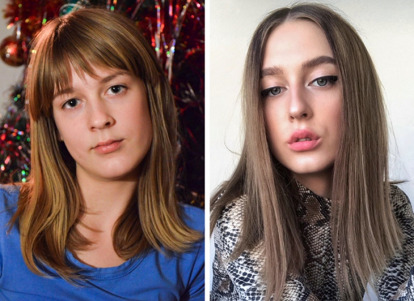 Las chicas revelaron cómo la apariencia puede cambiar con los años.