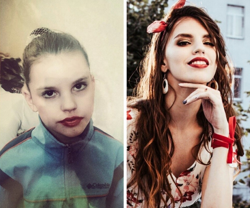 Las chicas revelaron cómo la apariencia puede cambiar con los años.