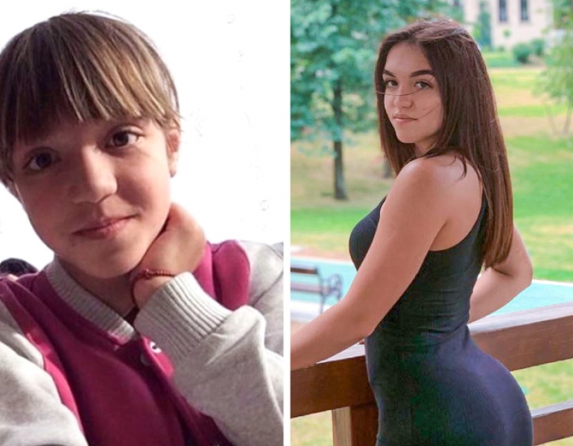 Las chicas revelaron cómo la apariencia puede cambiar con los años.