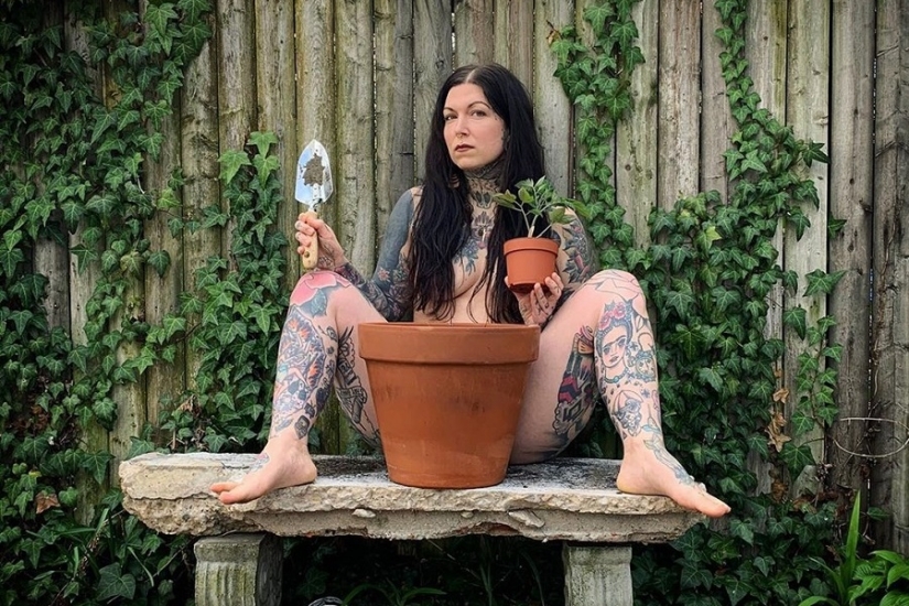 Las fotos más creativas de la red flash mob Día Mundial del Jardinero Desnudo