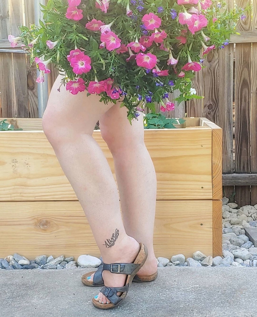 Las fotos más creativas de la red flash mob Día Mundial del Jardinero Desnudo