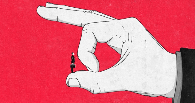 Las ilustraciones despiadadas no son para todos con un significado profundo