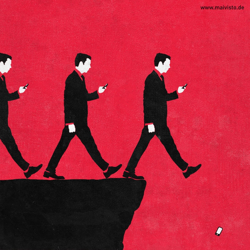 Las ilustraciones despiadadas no son para todos con un significado profundo