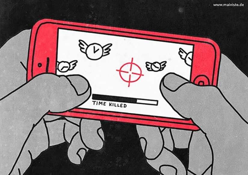 Las ilustraciones despiadadas no son para todos con un significado profundo