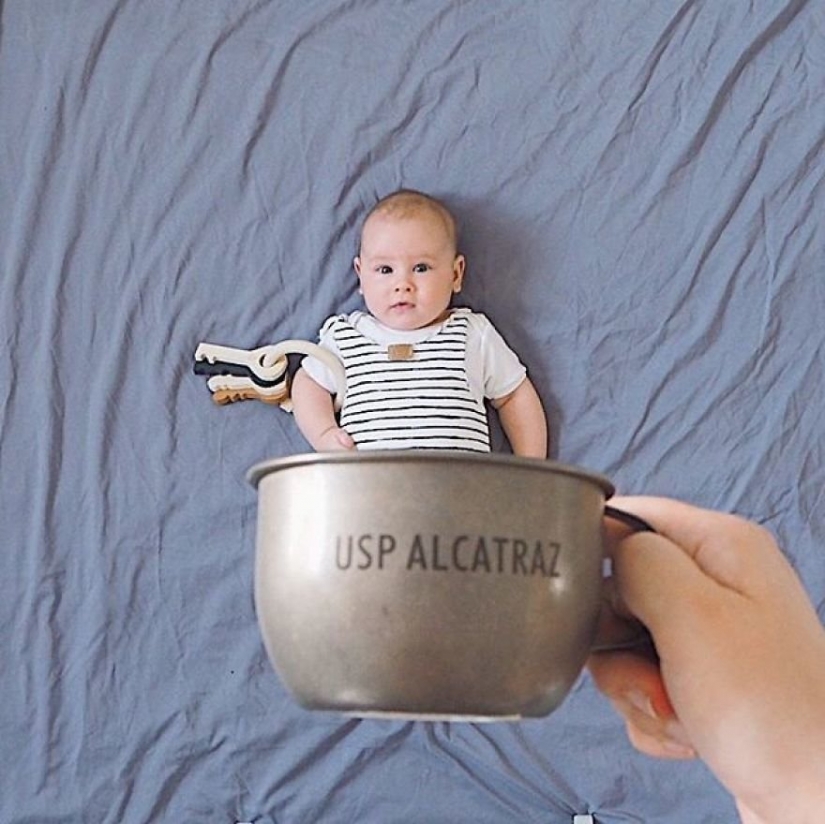 Las mejores ideas para las fotos de su bebé: imágenes de un increíblemente positiva de las madres en la plaza Las mejores ideas para las fotos de su bebé: imágenes de un increíblemente positiva de las madres en la plaza