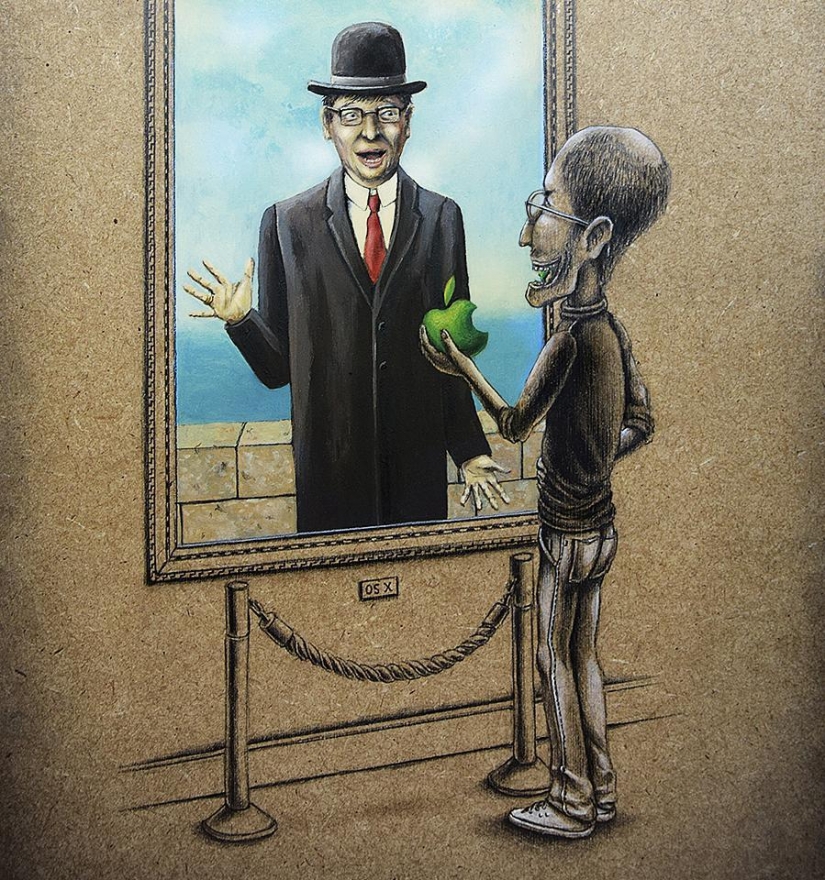 Lo que si Steve jobs y Jesse Pinkman se reúnen los héroes de pinturas clásicas