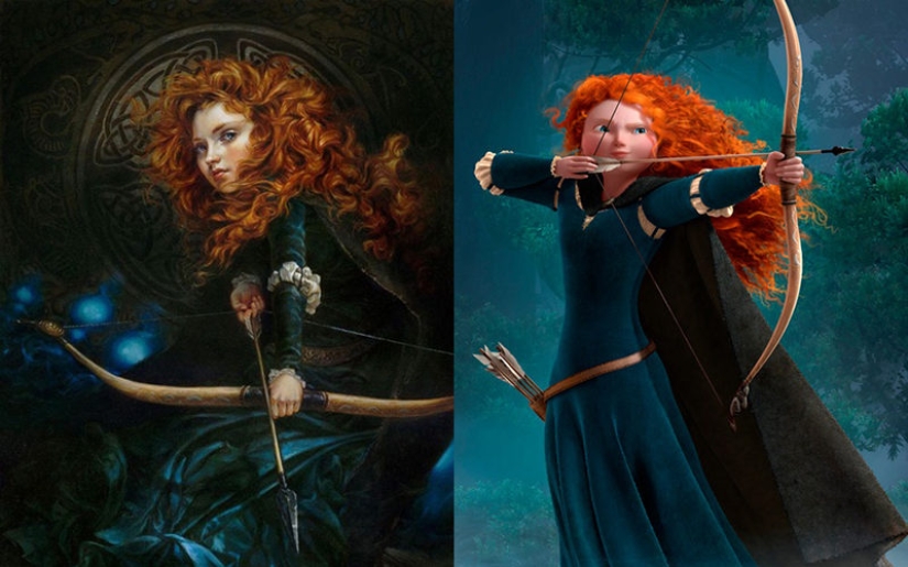Los personajes de Disney se pusieron en lienzos clásicos, y es increíble
