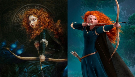 Los personajes de Disney se pusieron en lienzos clásicos, y es increíble