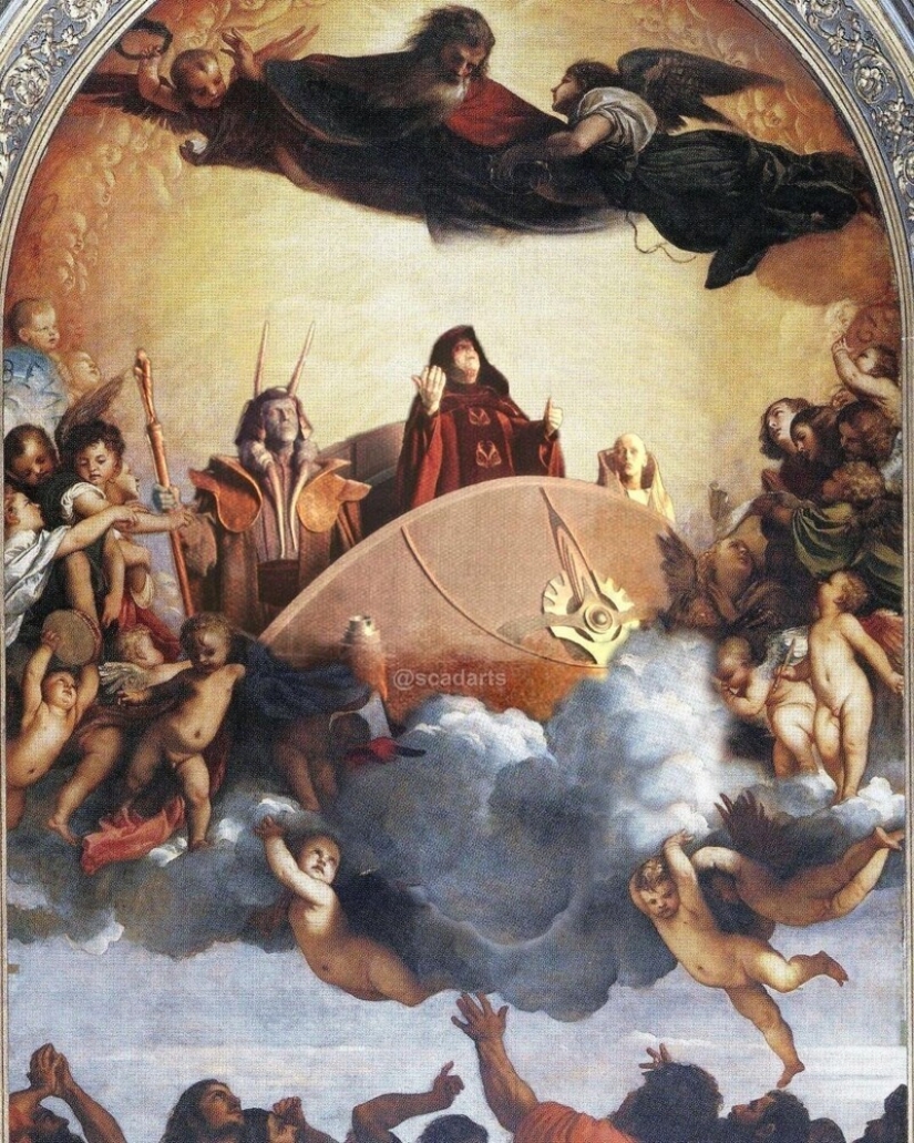 Los personajes del universo Star wars, en las asignaturas de pinturas clásicas