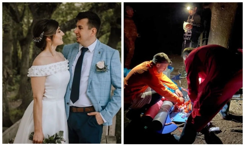 Los recién casados, que llegaron a los Cárpatos desde Gran Bretaña, fueron volados por un proyectil de la Primera Guerra Mundial Los recién casados, que llegaron a los Cárpatos desde Gran Bretaña, fueron volados por un proyectil de la Primera Guerra Mundial