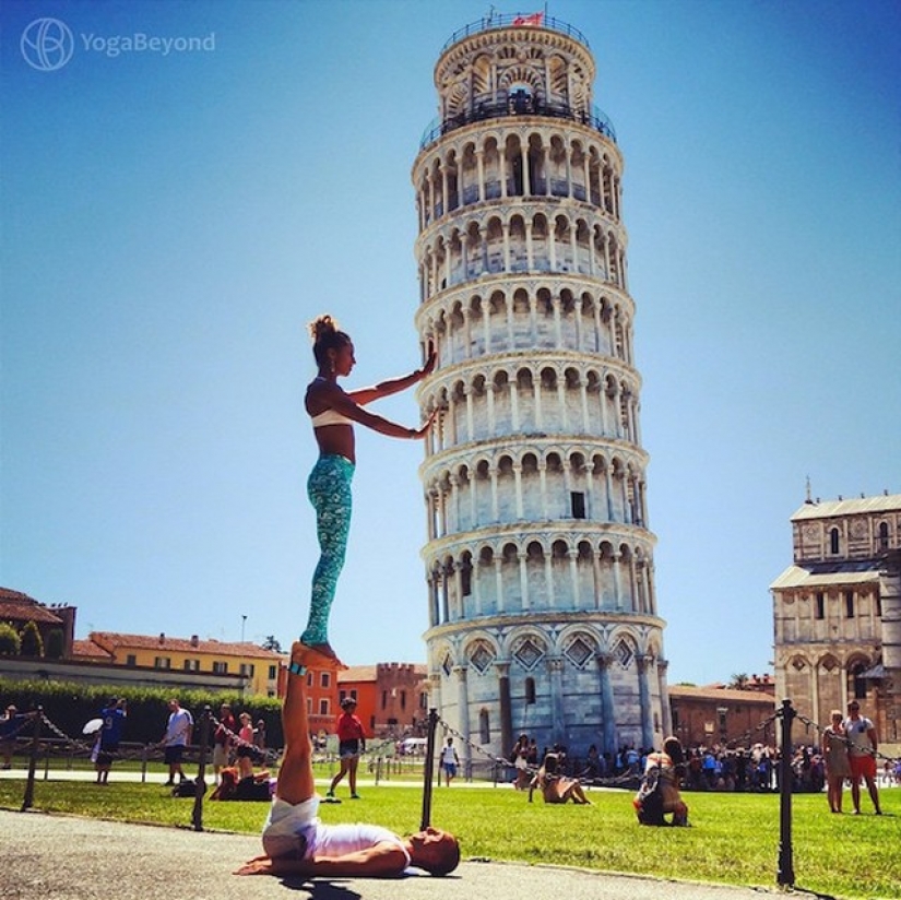 Love and yoga lessons can be found everywhere