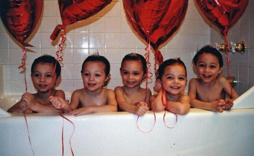 Love multiplied by five: one of the five-year-olds told about life in a large family