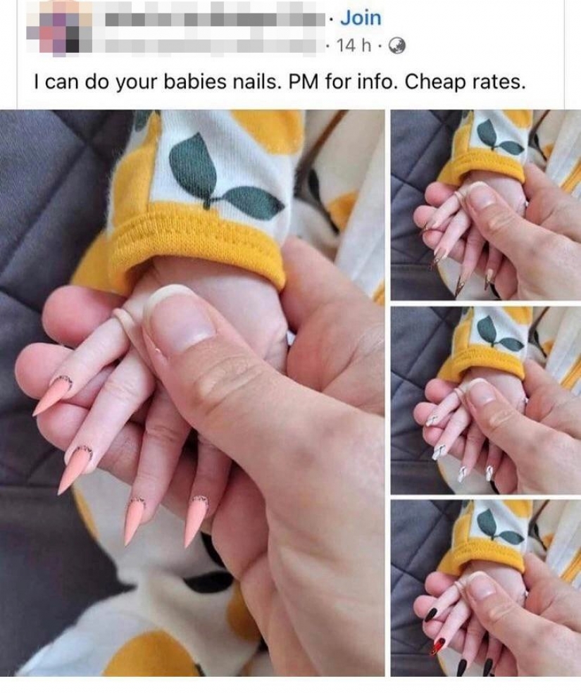 Madre acusada en el tratamiento brutal de el niño durante largos clavos joven hija Madre acusada en el tratamiento brutal de el niño durante largos clavos joven hija