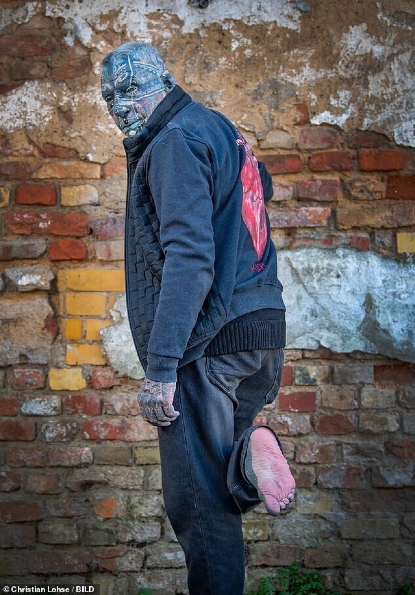 Magneto: el más tatuado del pensionista en Alemania