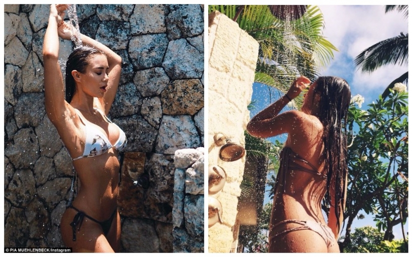 Mala reputación: caliente instagram de la modelo posando en la ducha Mala reputación: caliente instagram de la modelo posando en la ducha