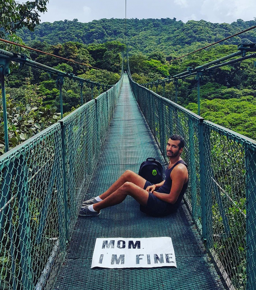 Mamá, estoy bien - el chico lo dejó todo para viajar por el mundo, pero no se olvida de su mamá