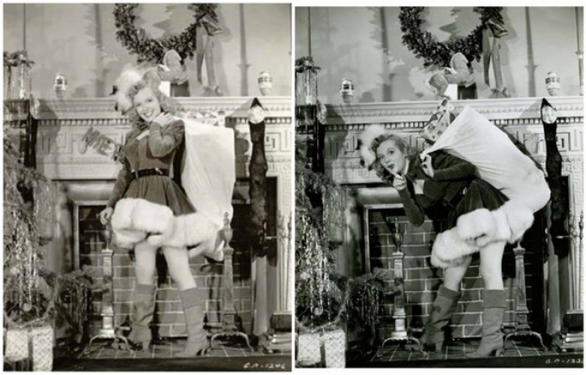 Marilyn Monroe turned out great in these pictures... only she wasn't there