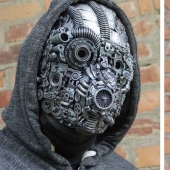 Masks in steampunk style by Dmitry Bragin from Kharkov