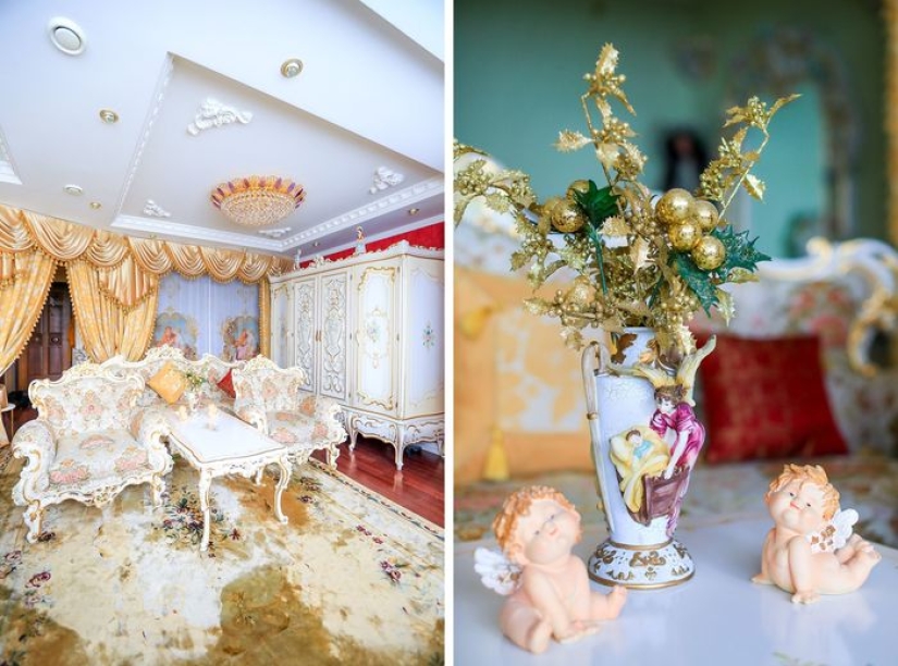 Microdoor on the highway of Enthusiasts: Muscovite designed her one-bedroom in the Baroque style