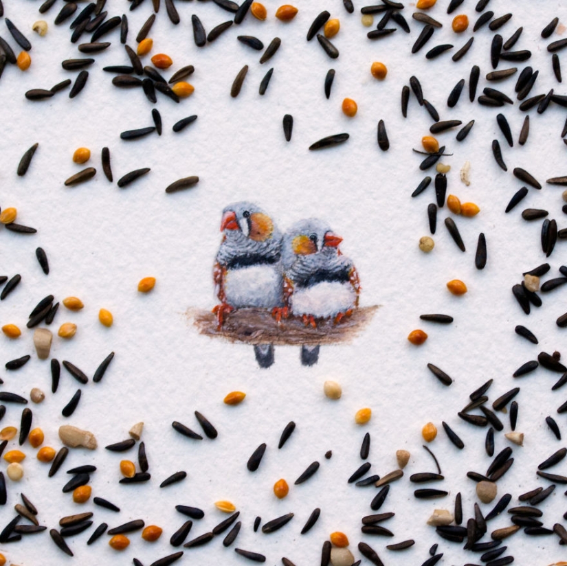 Miniature watercolors Miniature watercolors