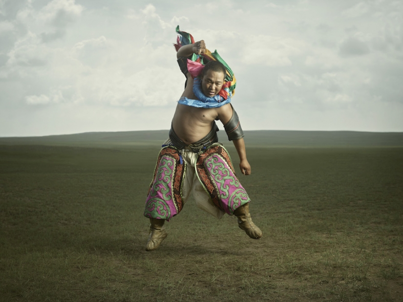 "Mongolian wrestling is like going to war" "Mongolian wrestling is like going to war"
