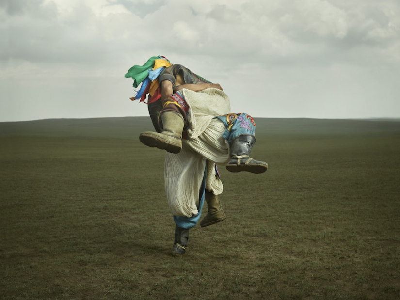 "Mongolian wrestling is like going to war" "Mongolian wrestling is like going to war"