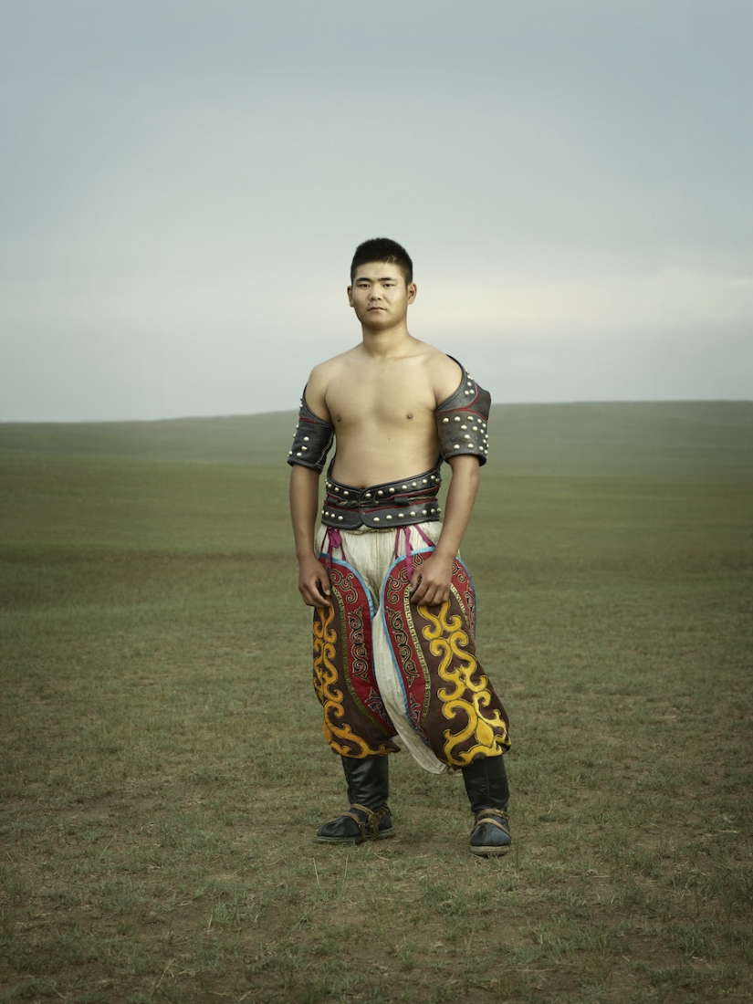"Mongolian wrestling is like going to war" "Mongolian wrestling is like going to war"